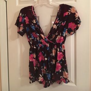 Floral romper!