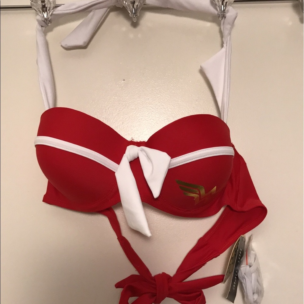 New with tags Wonder woman bathing suit top