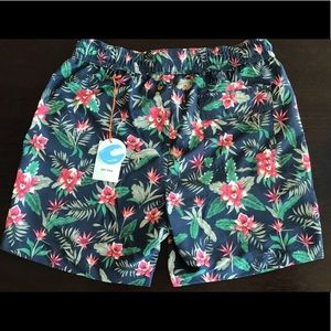Jack Spade Floral Swim Trunks