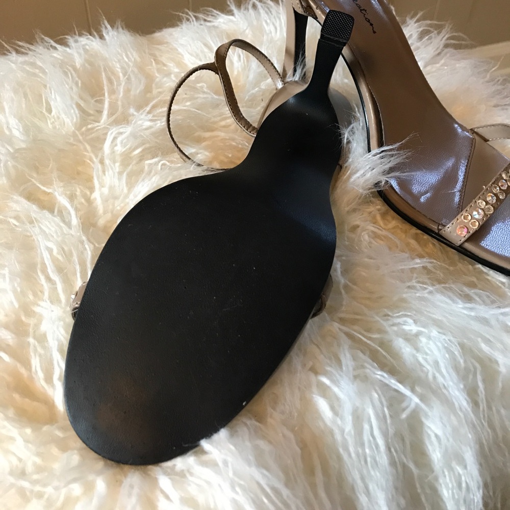 Nude Rhinestone Heels - Picture 2 of 6
