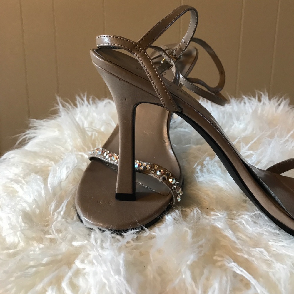 Nude Rhinestone Heels - Picture 3 of 6
