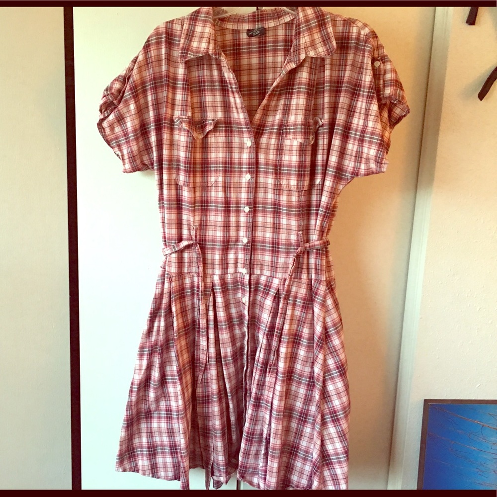Button up dress