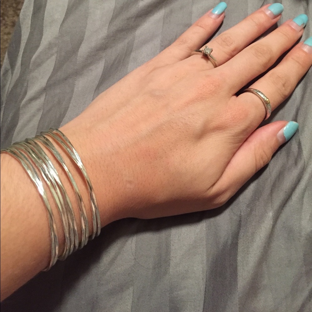 ‼️FREE‼️ With any bundle! Metal Woven Cuff