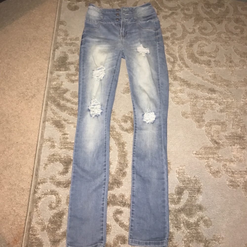 High waisted Denim Jeans