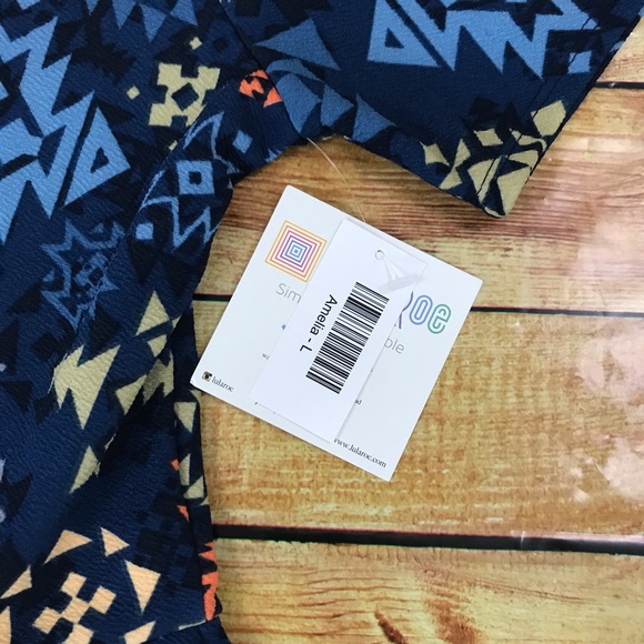 NWT LuLaRoe Amelia Dress Size Large - Picture 3 of 8