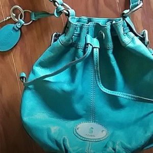 Genuine leather fossil purse