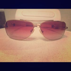 Chrome hearts gold aviators