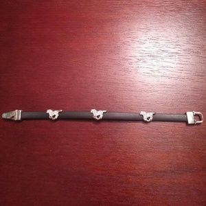 Beautiful Rhinestone running horse bracelet!
