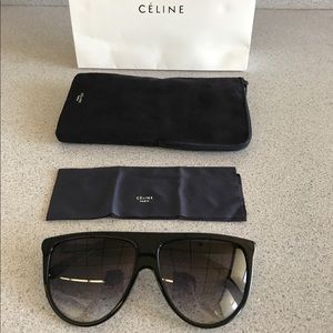 Celine CL 41435 CPLB.38 NO sunglasses in black new