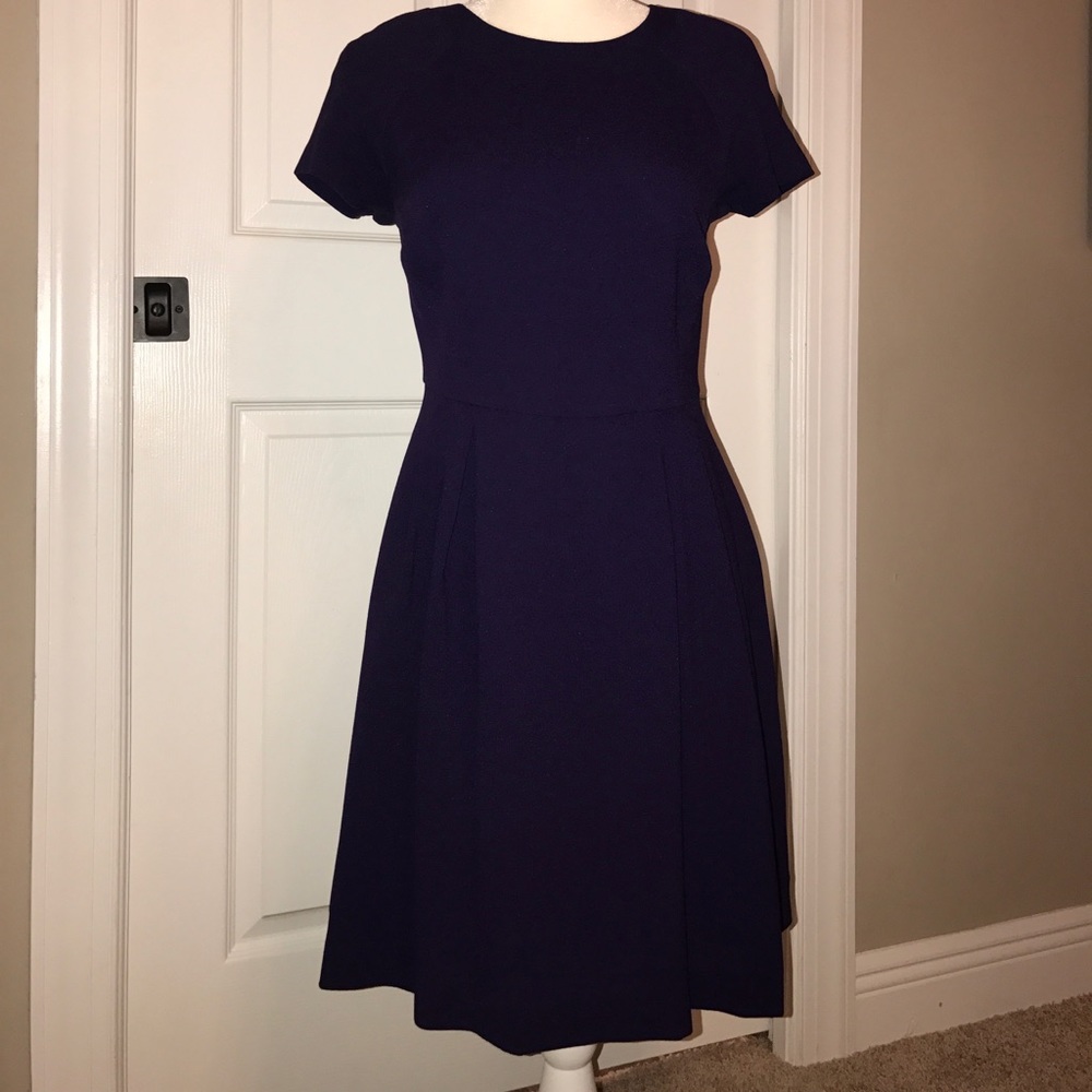 The Limited deep purple dress