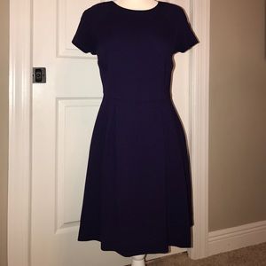 The Limited deep purple dress