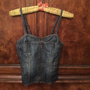 Denim top