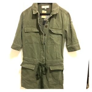 Spool No. 72 Army Green Romper Sz Small NWT