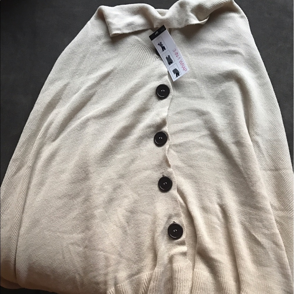 3 in 1 Sweater Wrap
