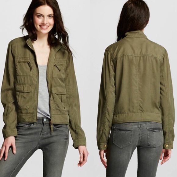 Mossimo Supply Co. Jackets & Blazers - NWOT Olive Utility Jacket SZ S