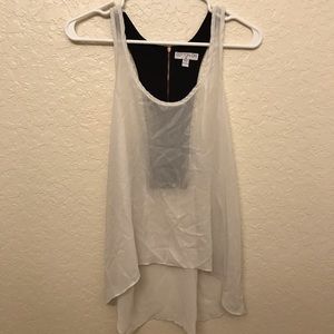 Cotton On Shiny-ish Hi Low Tank Top