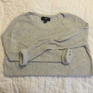 Grey knit sweater