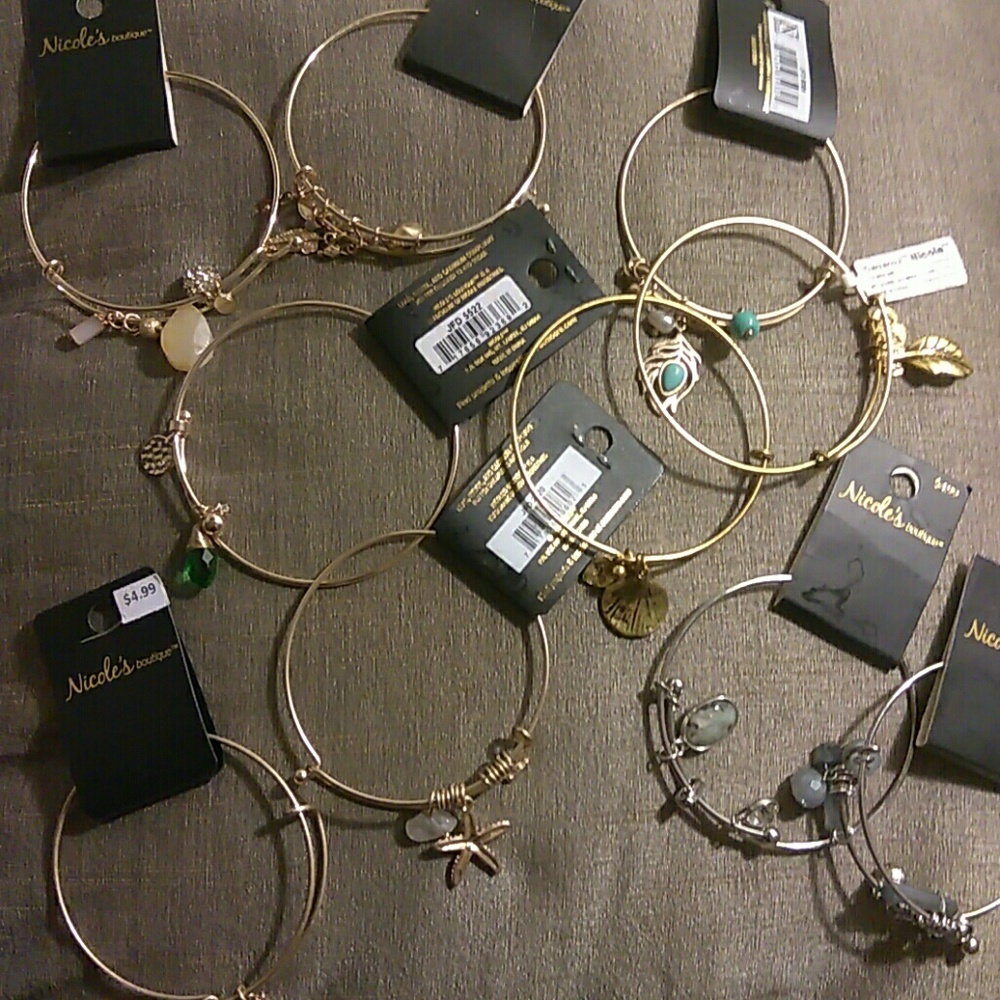 Nicole's boutique charm bracelets!