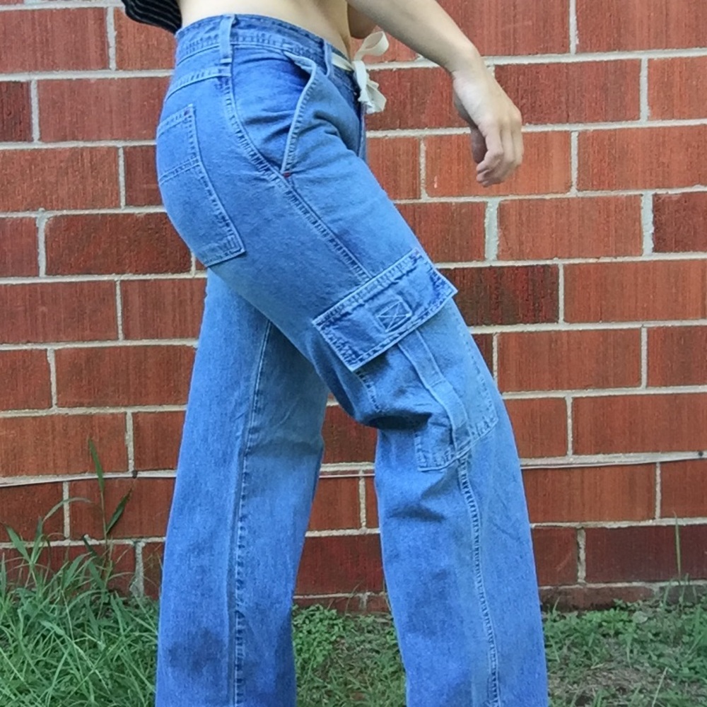 A&F LOW RISE CARPENTER JEANS - Picture 2 of 5