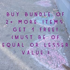Buy bundle of 2+ more items, get one free!