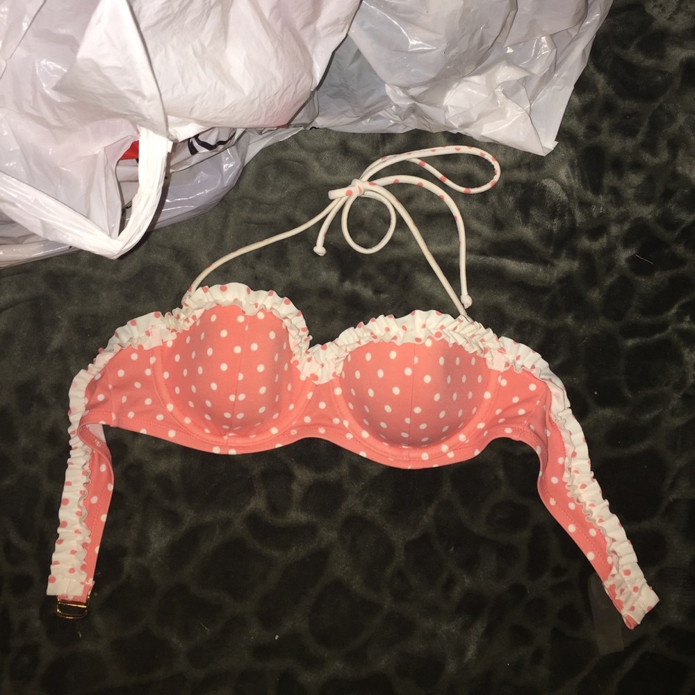 Victoria secret polkadot bikini top (34 B)