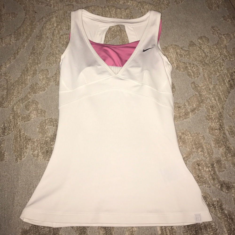 White Nike Tank