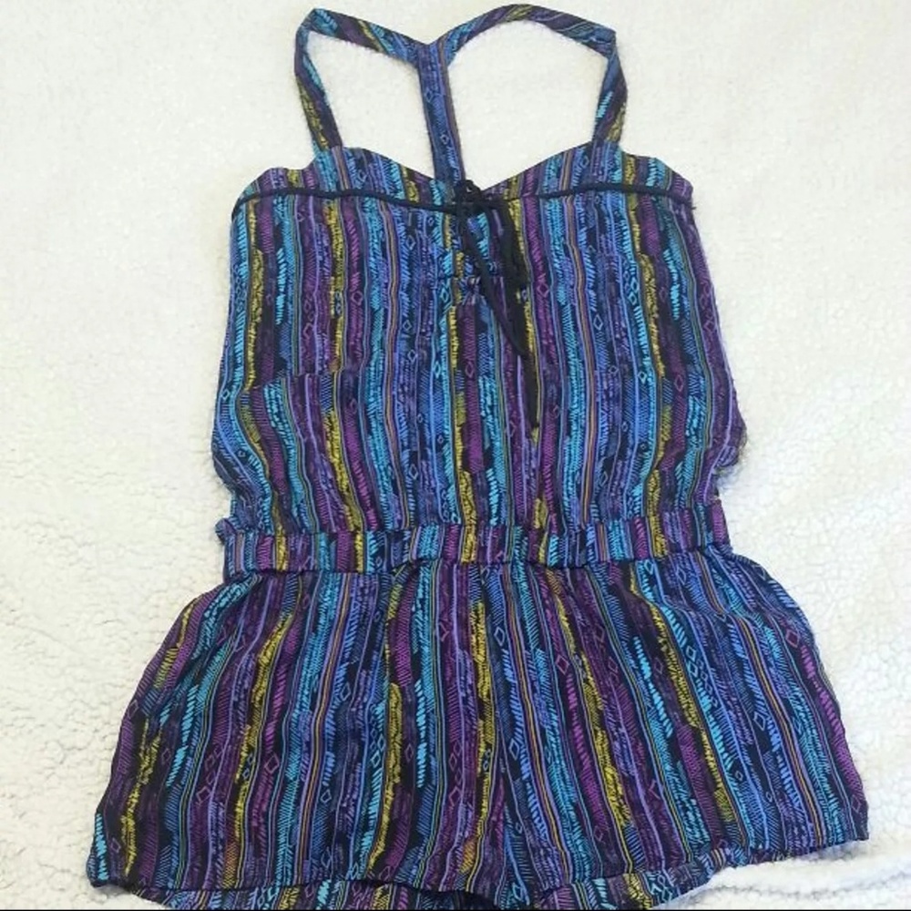 Forever 21 colorful romper size Small