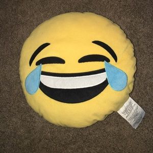 laughing emoji pillow