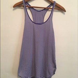 Lululemon striped workout tank