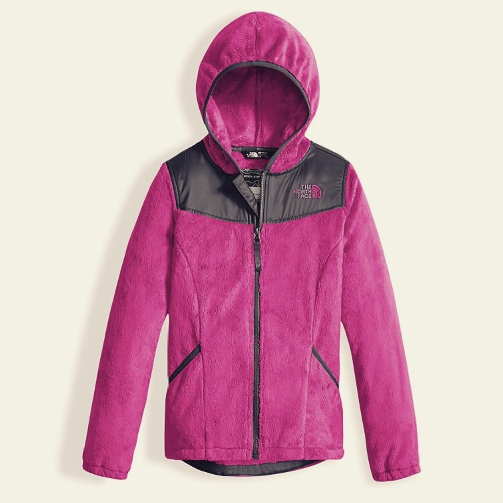 Pink/purple North Face fleece jacket