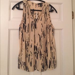 Aqua Sleeveless Blouse