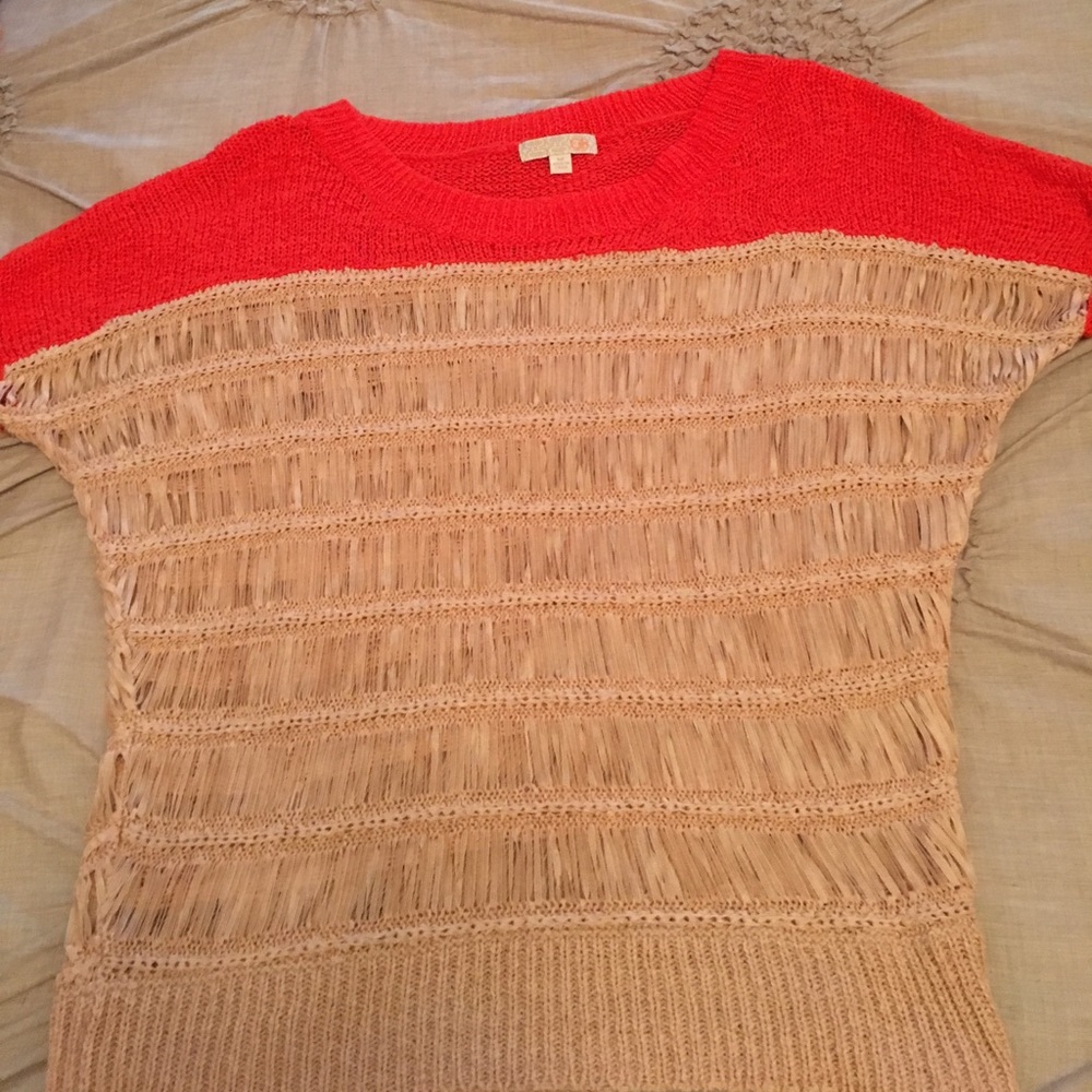 never worn sweater like short sleeve dressy shirt
