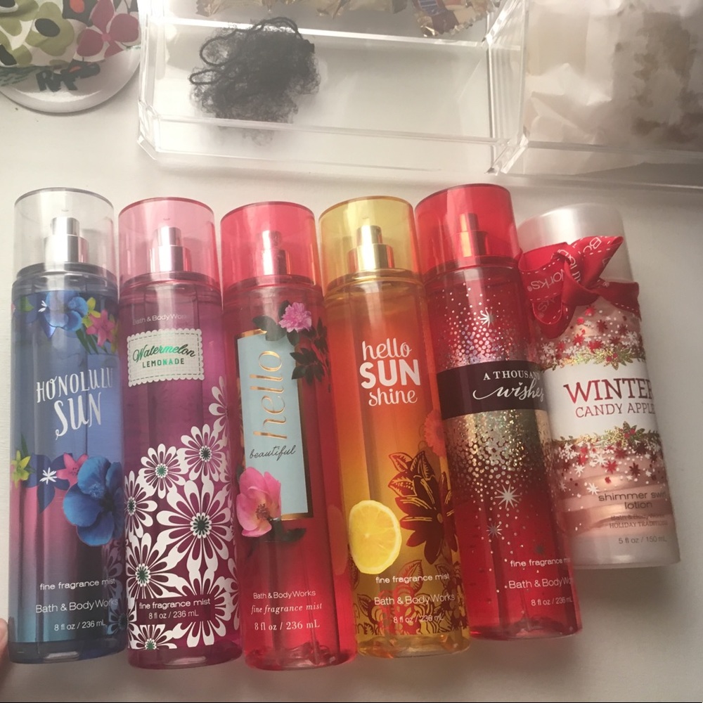 Bath & Body Works Perfumes and Lotion!
