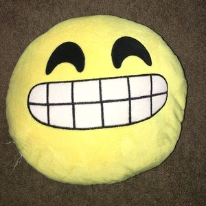 nervous emoji pillow
