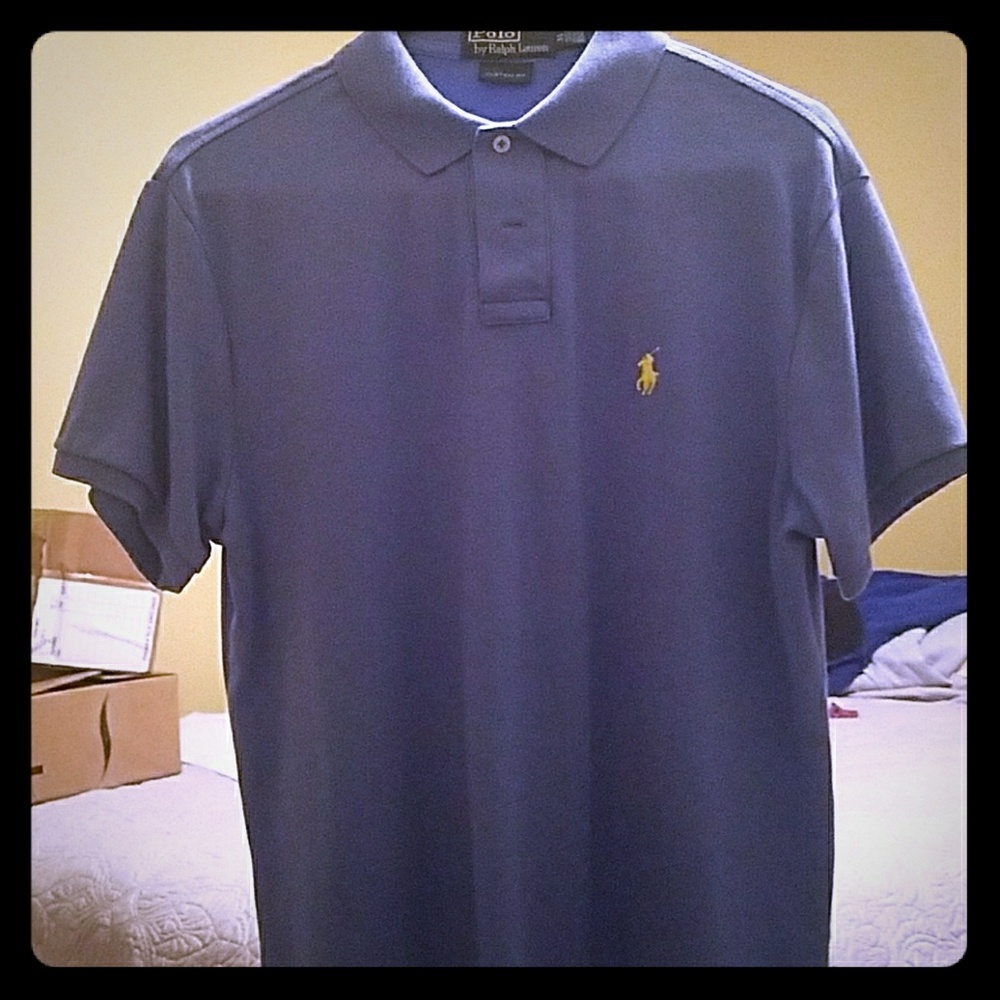 🔥SALE - Ralph Lauren Polo Shirt, Blue Soft cotton