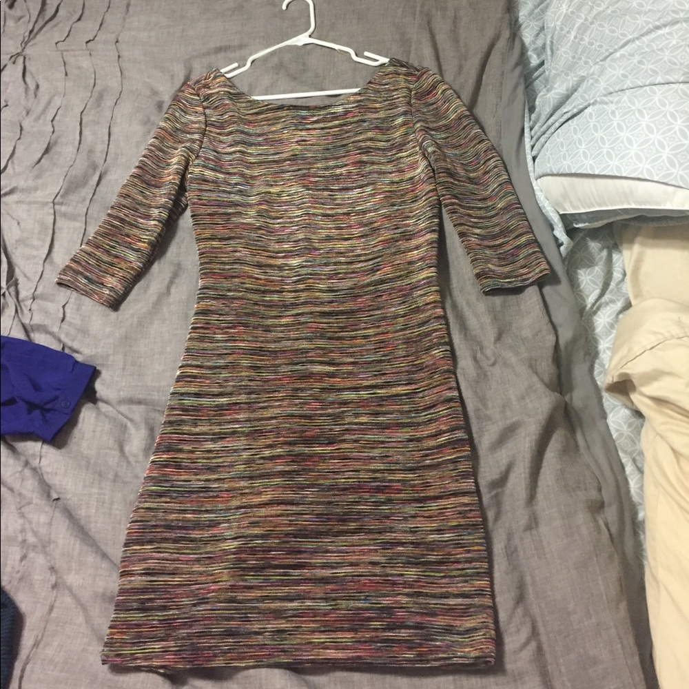 Multi-color bodycon dress 😍