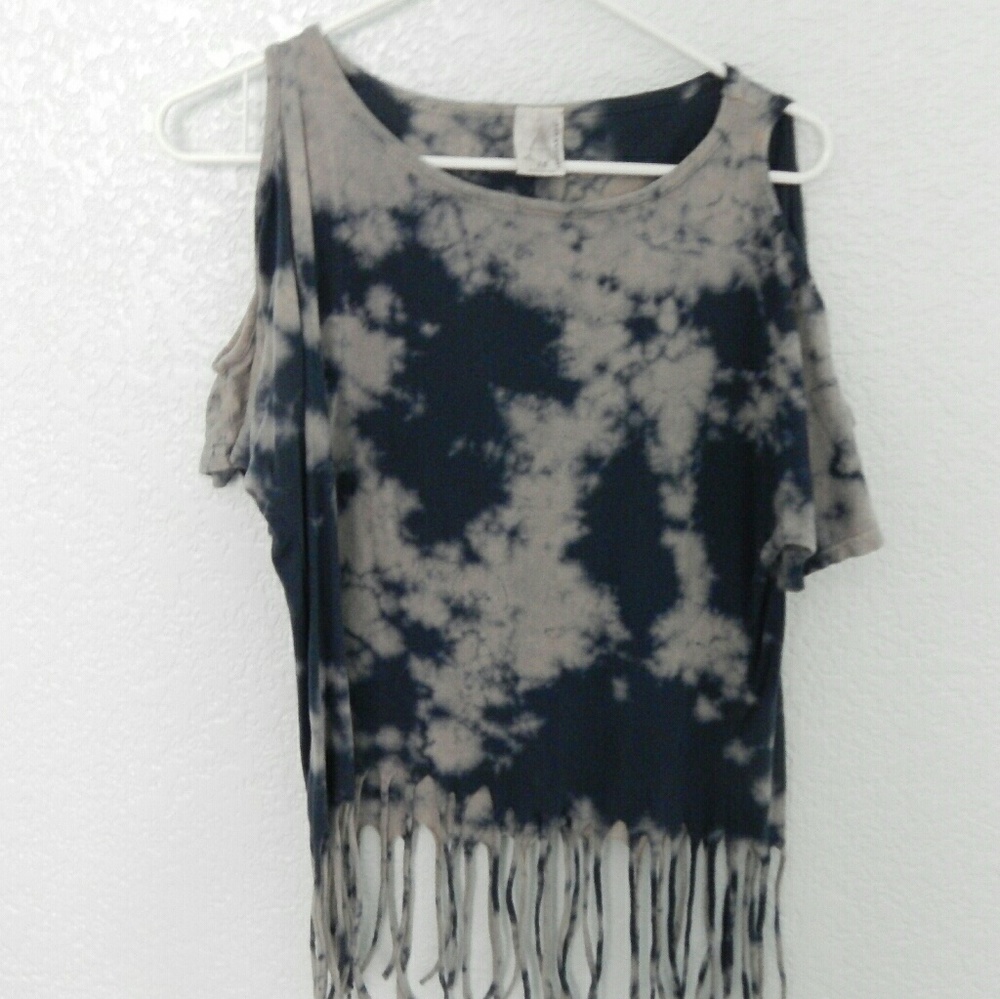 TieDye Fringe shirt