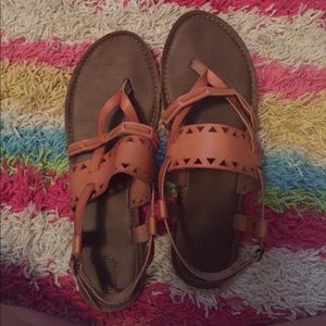 Brown sandals