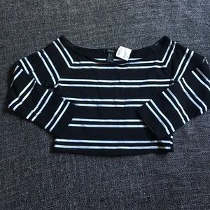 Off the Shoulder Crop Top