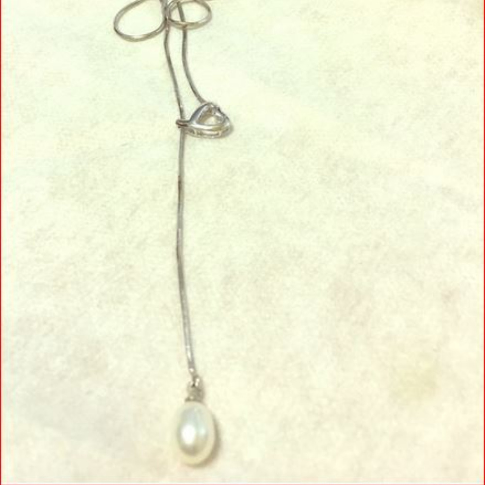 925 Sterling silver pearl lauriat