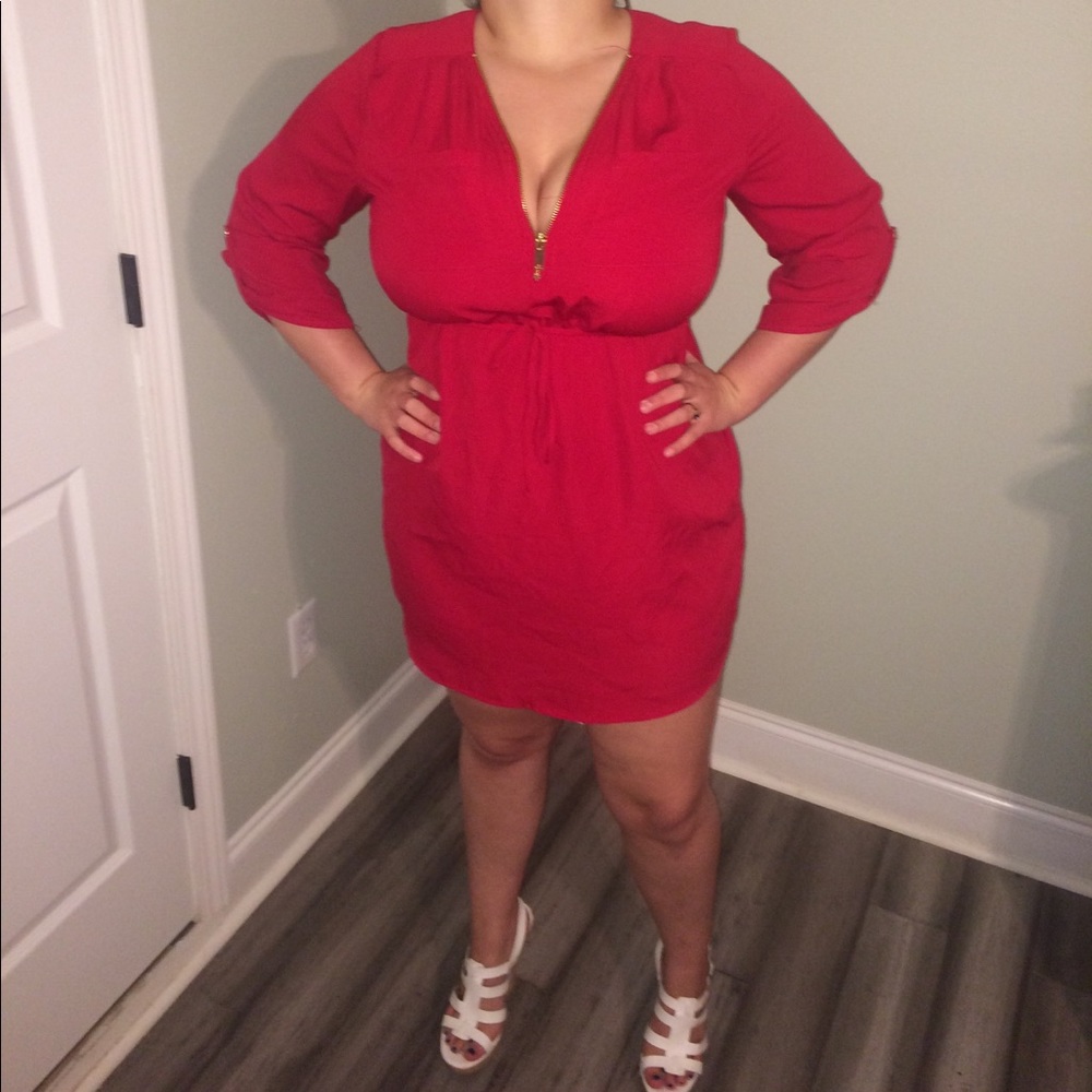 Red Rue 21 dress