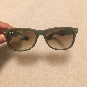 Olive green Ray Ban sunglasses