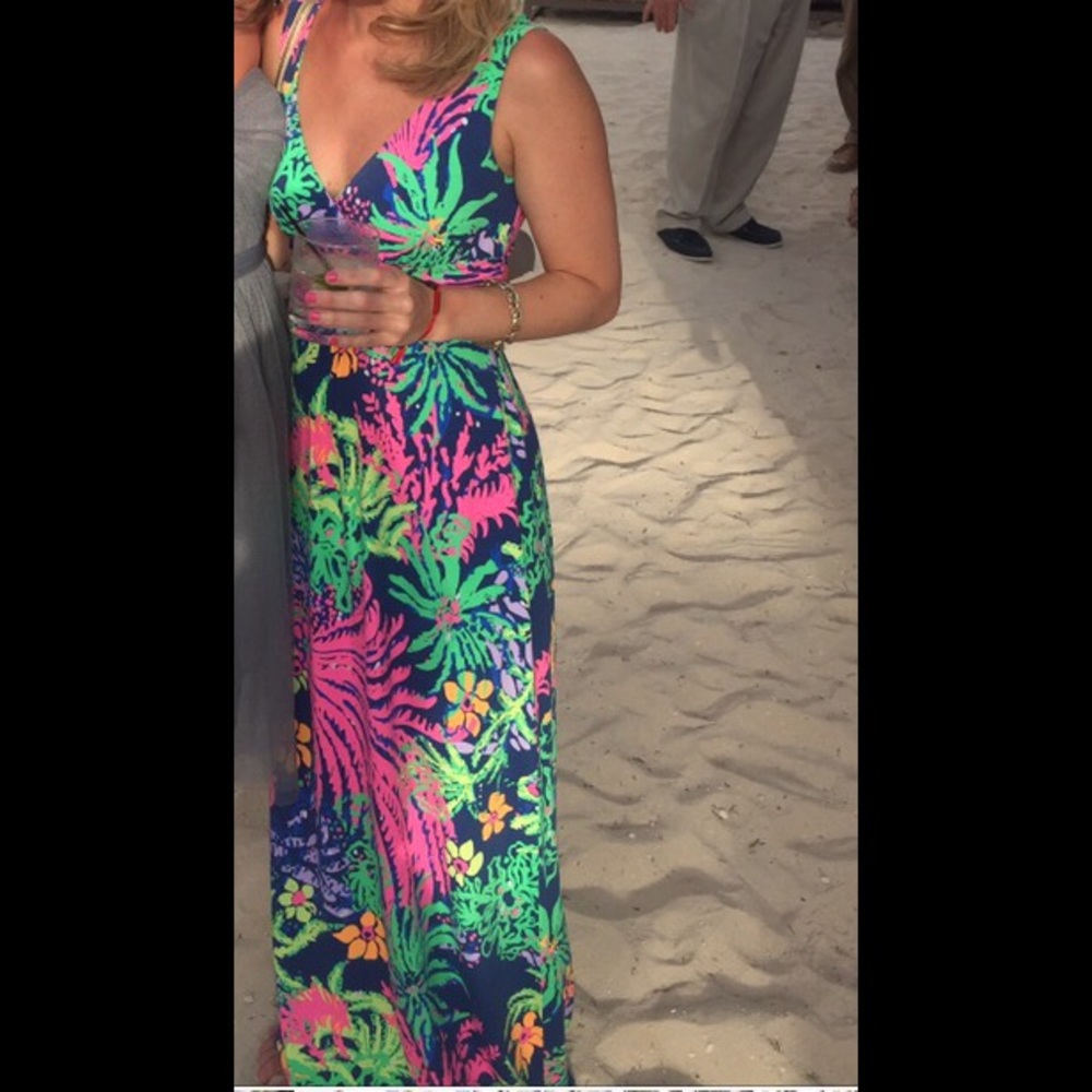 Lilly Pulitzer Sloane V-Neck Maxi Dress