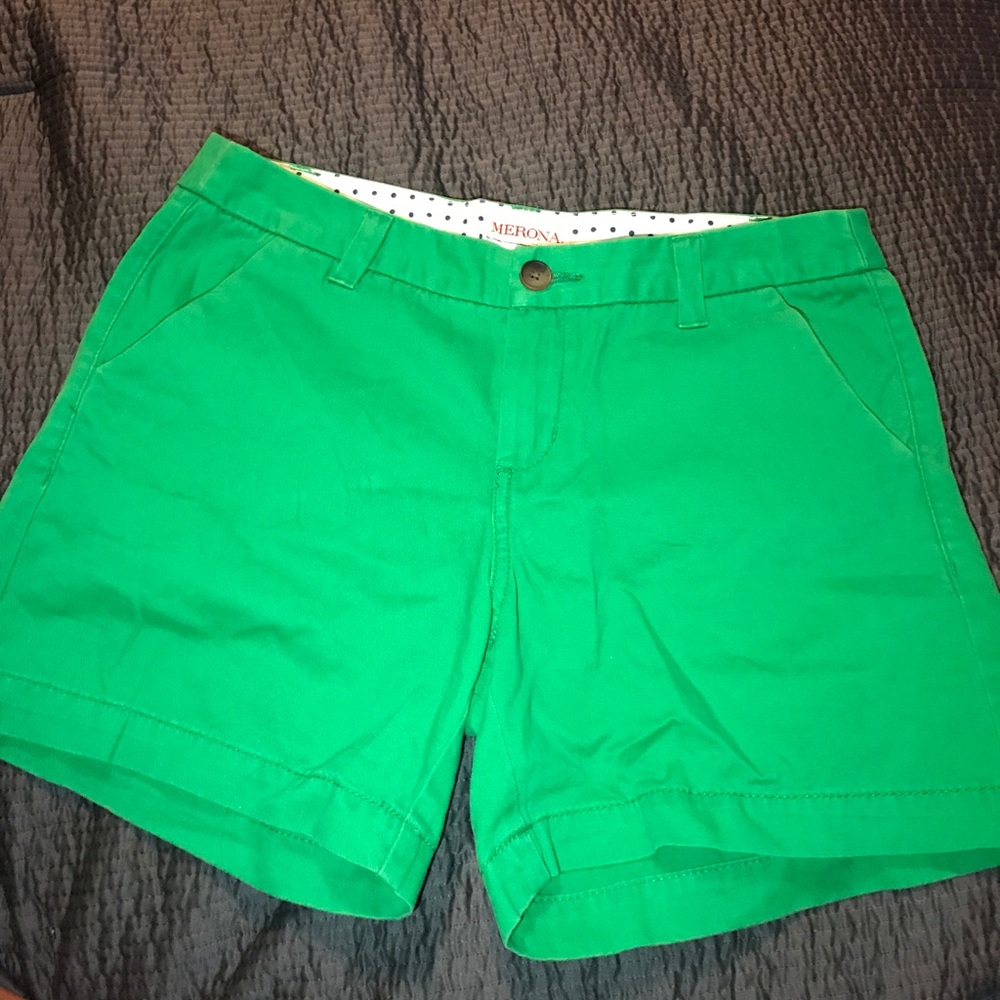 Green Merona shorts. Size 2.