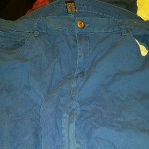 SUPER BLUE skinny jeans