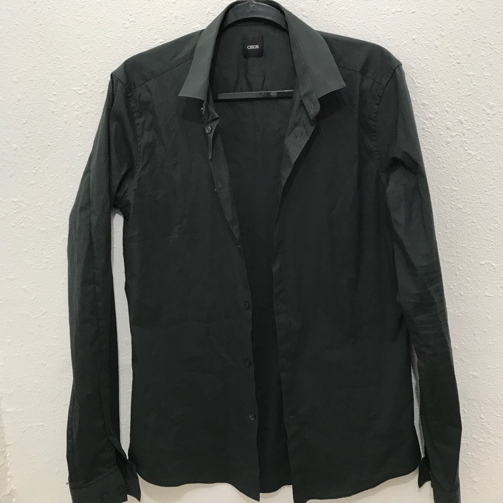 Khaki green ASOS shirt