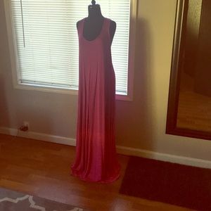 Ombré maxi dress