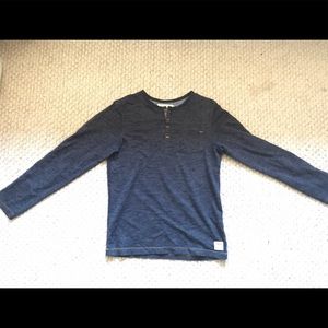 boys blue long sleeve shirt