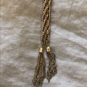 String Chain Wrap Around Necklace