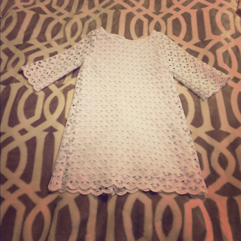 Girls white dress